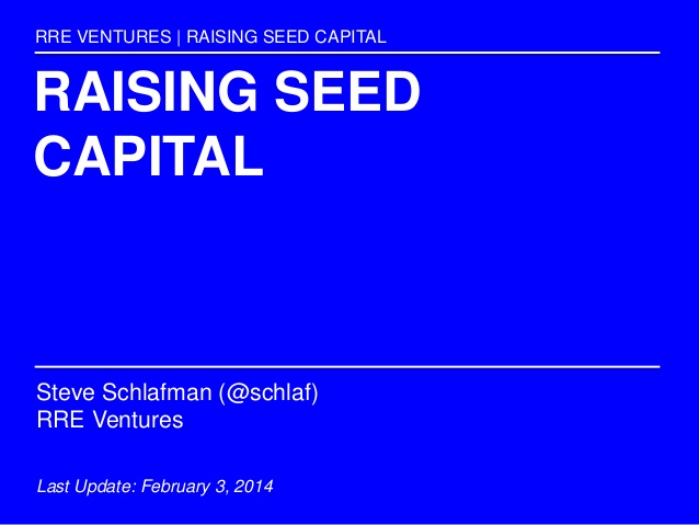 Cómo conseguir capital semilla Raising Seed Capital